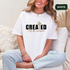 Created with purpose t-shirt Printify