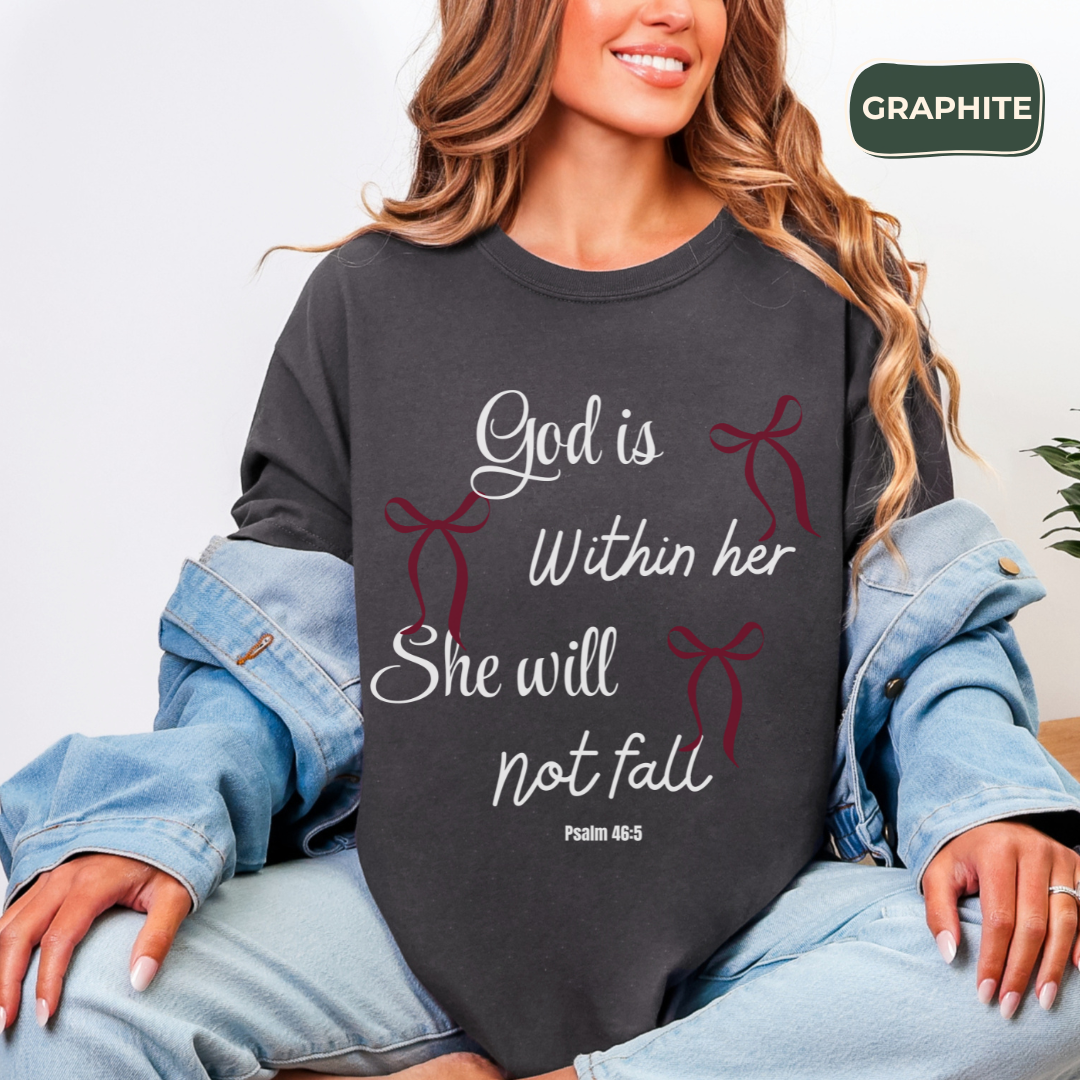 God is within her t-shirt Kavorella