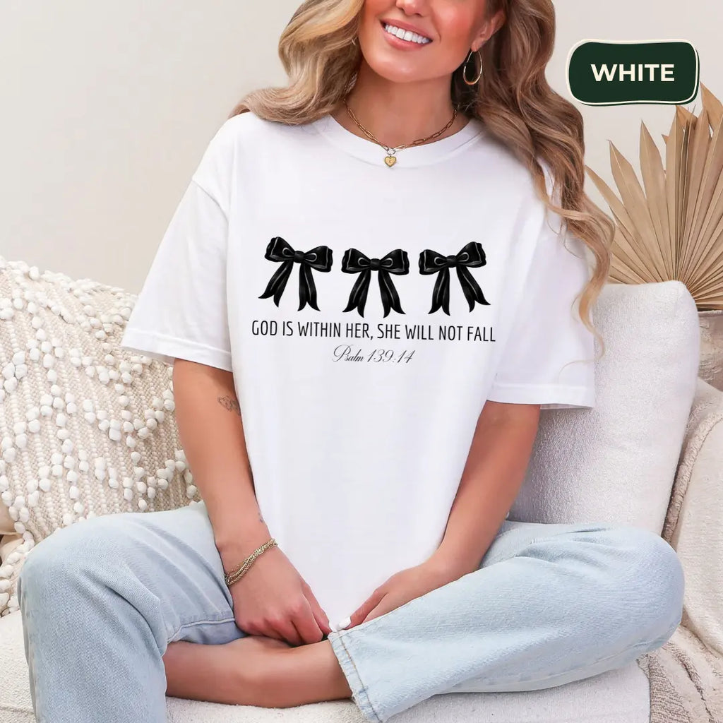 God is within her T-shirt Printify