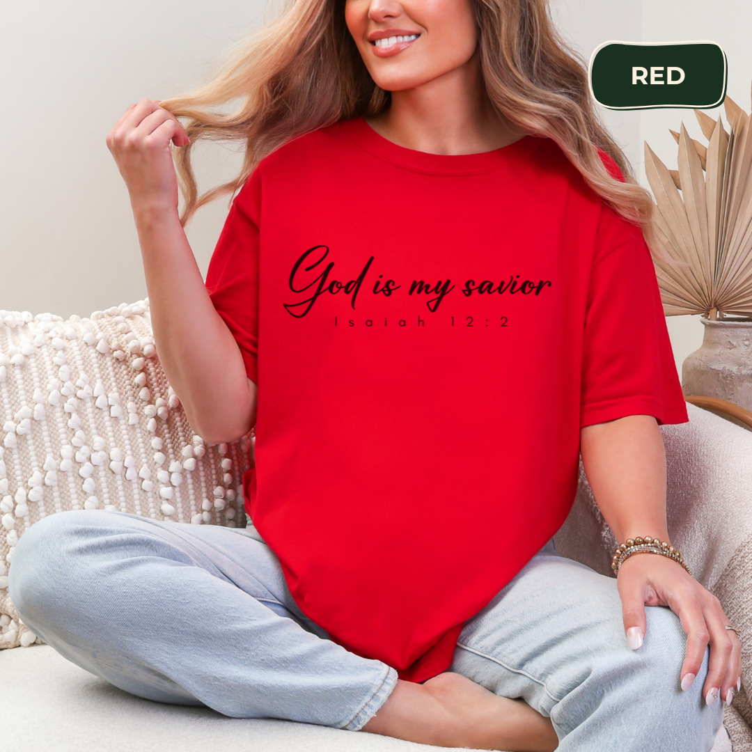 God is my savior t-shirt Kavorella
