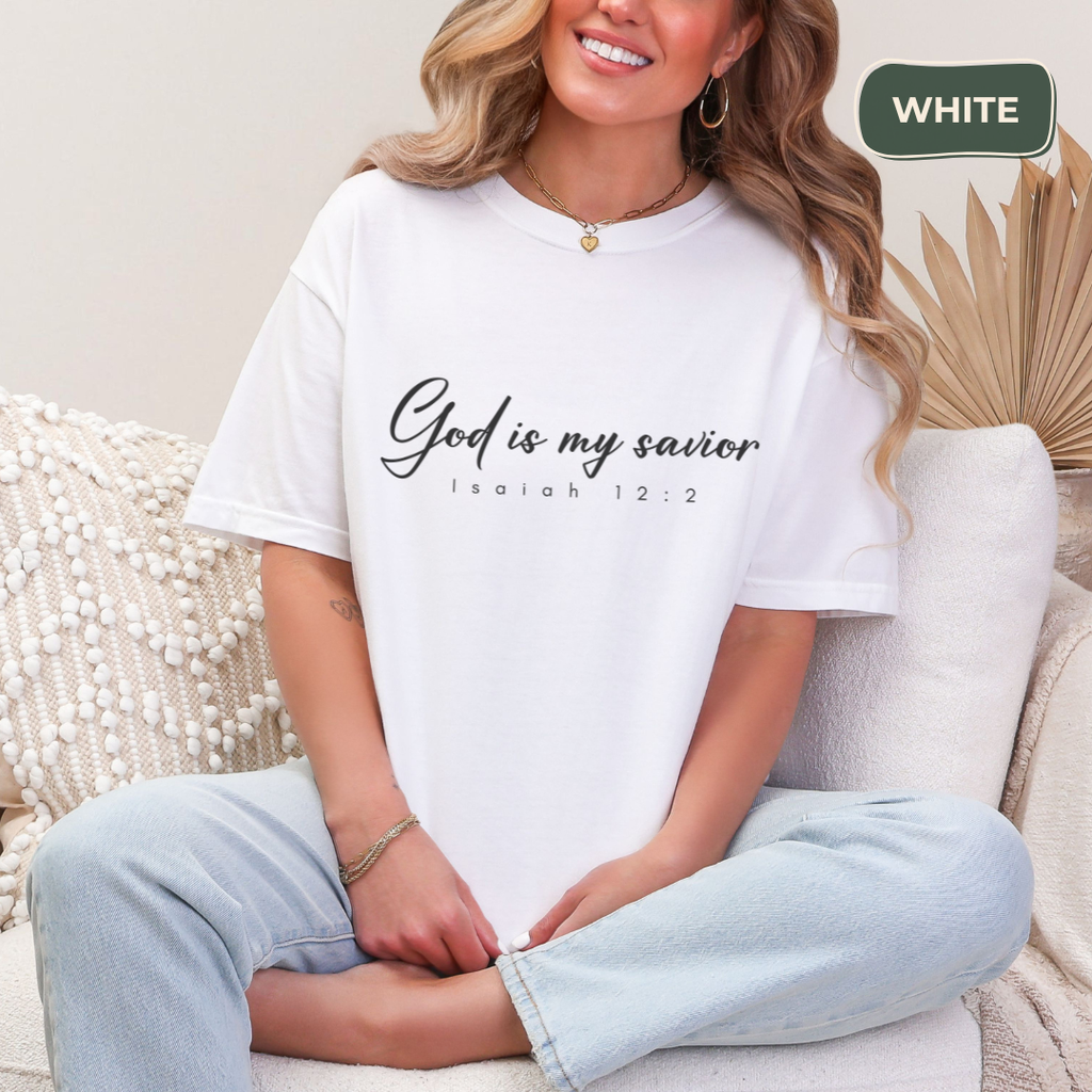 God is my savior t-shirt Kavorella