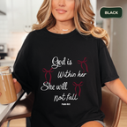 God is within her t-shirt Kavorella