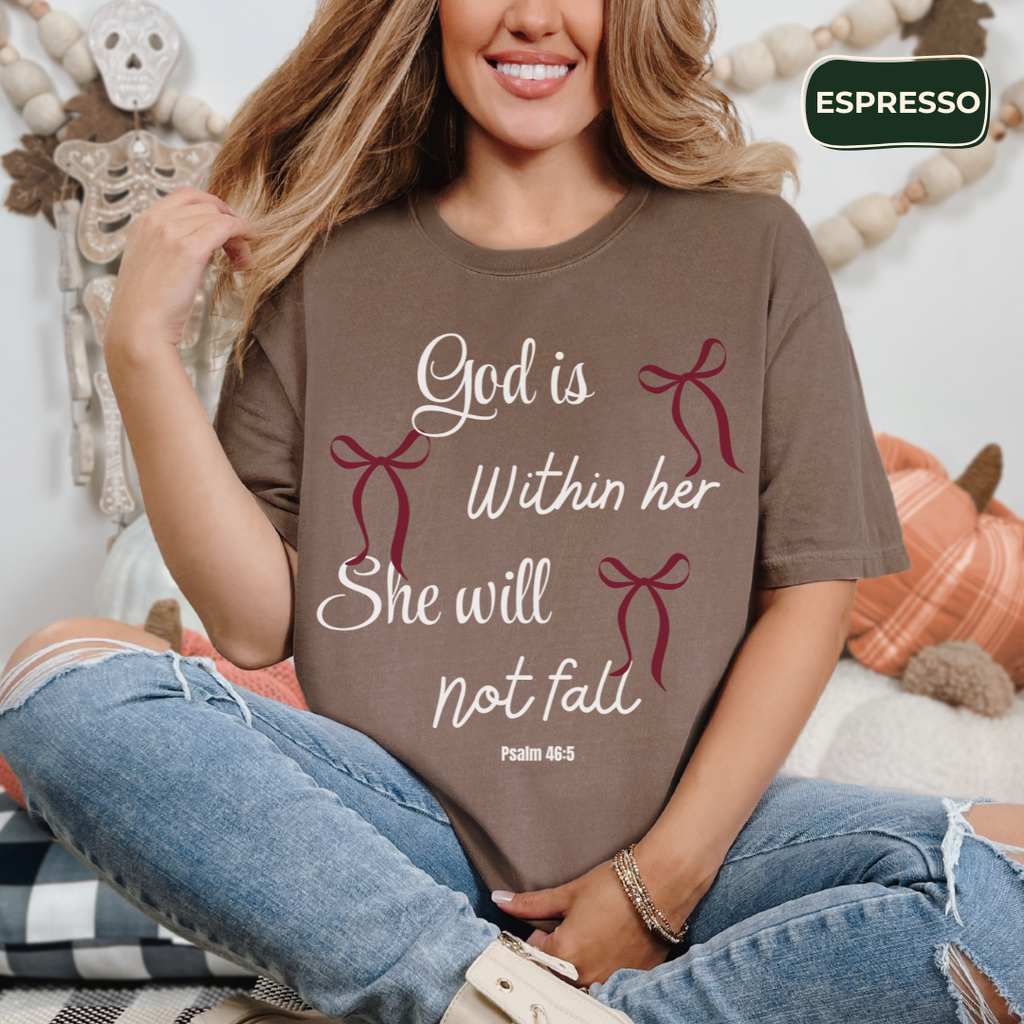 God is within her t-shirt Kavorella