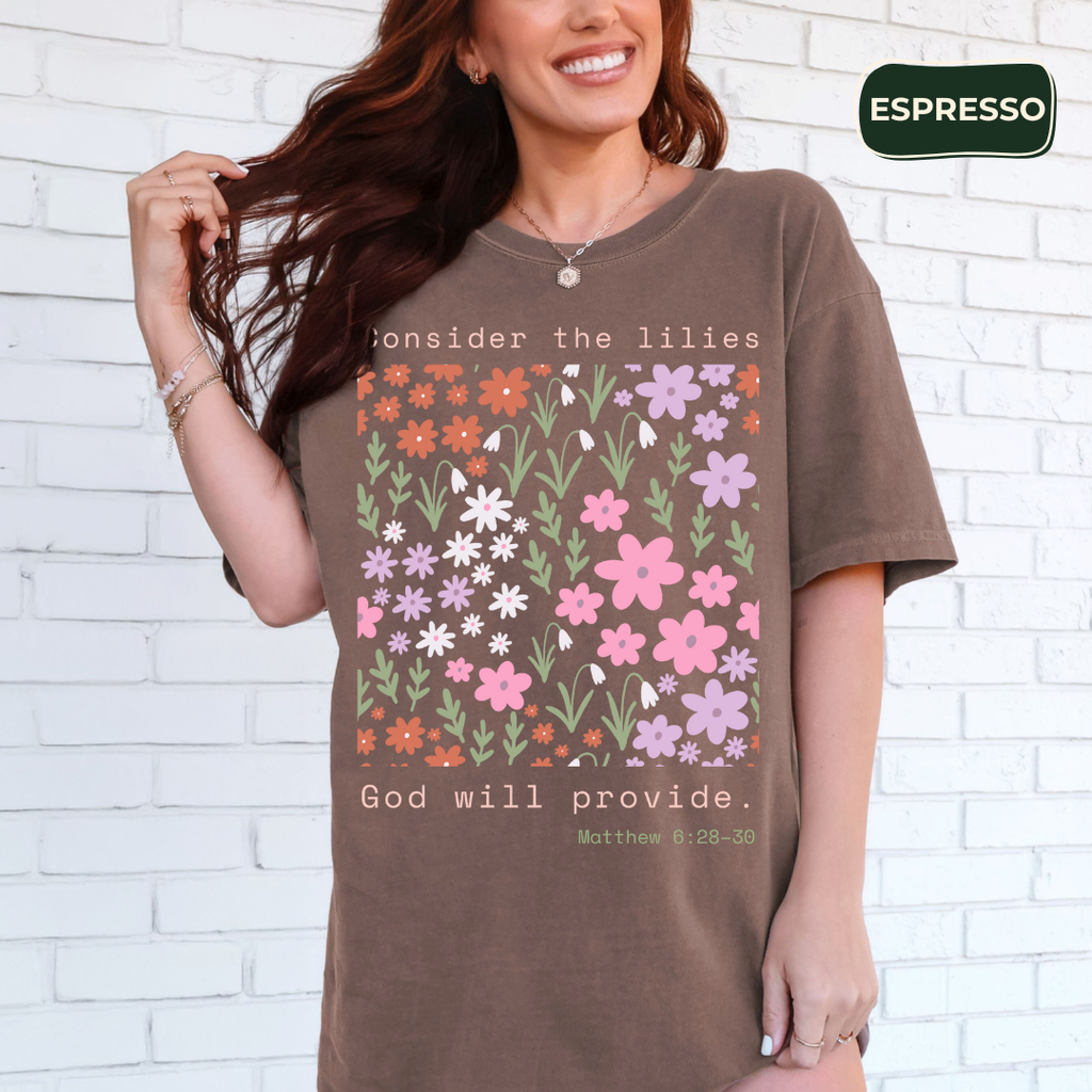 Consider the lilies T-shirt Kavorella