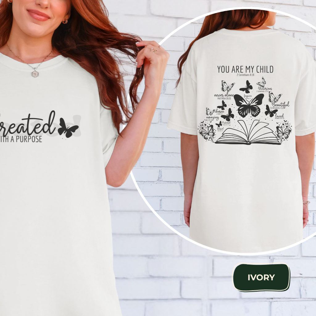 Created with a purpose T-shirt