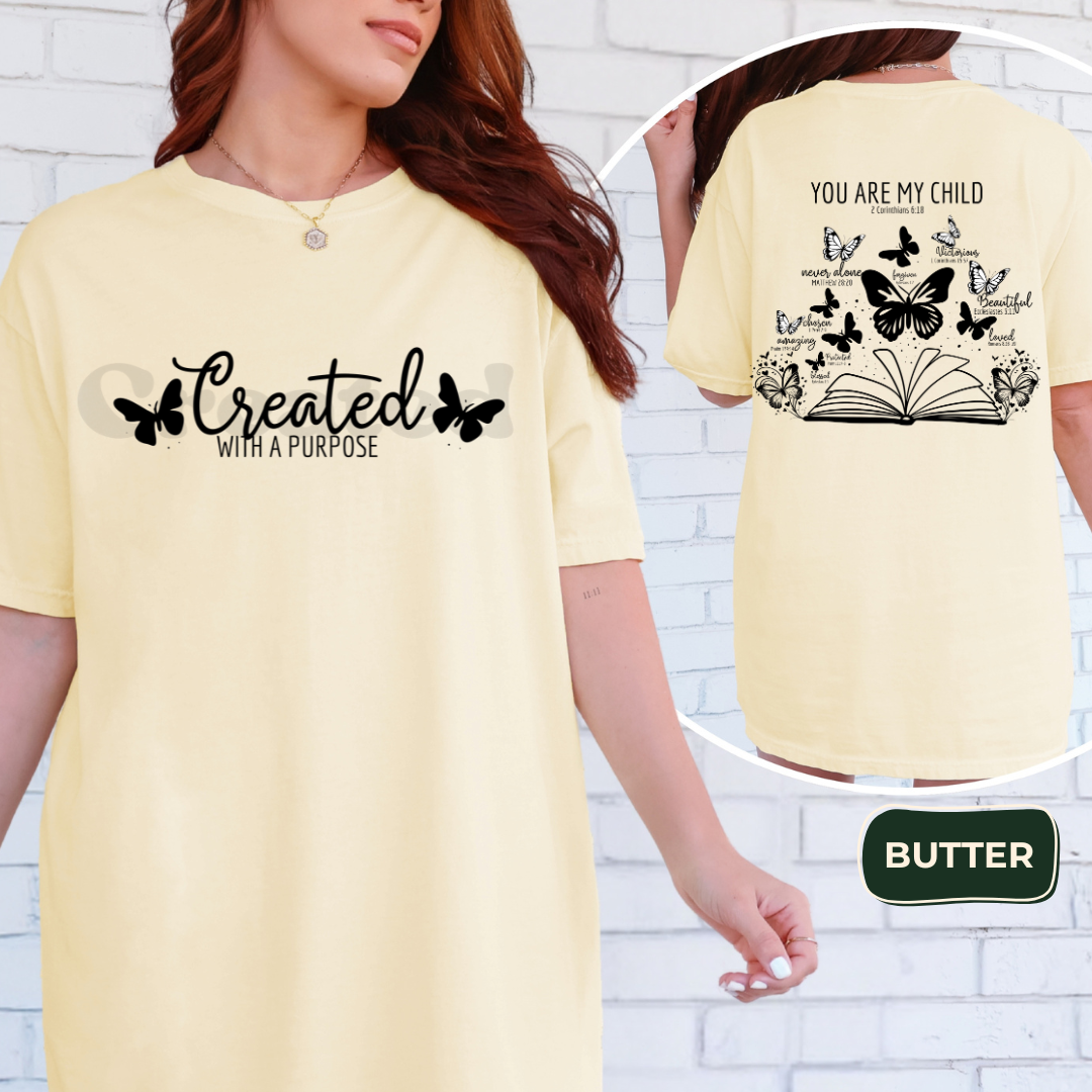 Created with a purpose T-shirt