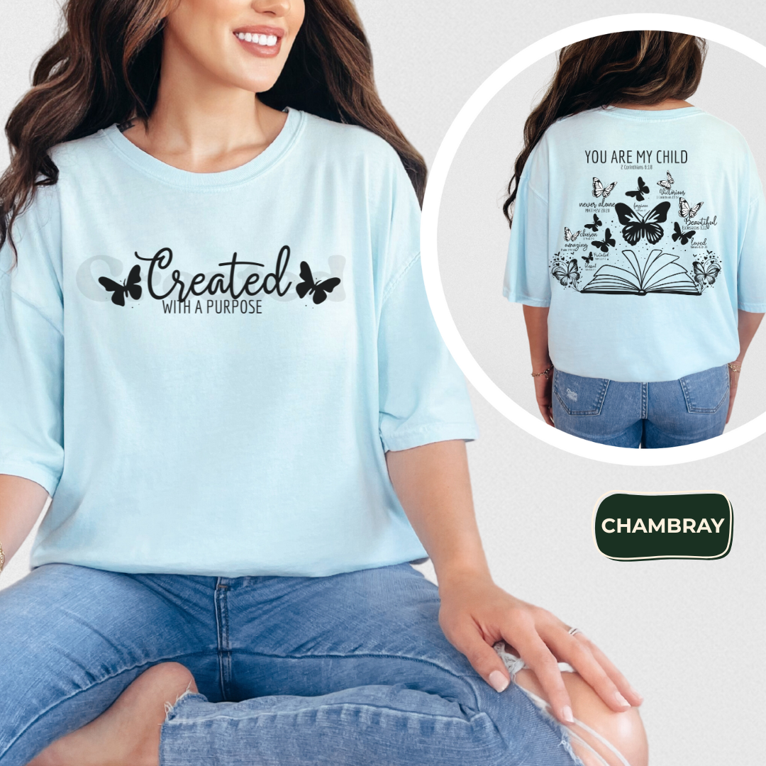 Created with a purpose T-shirt