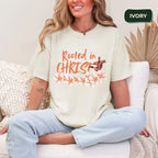 Rooted in Christ  t-shirt Kavorella