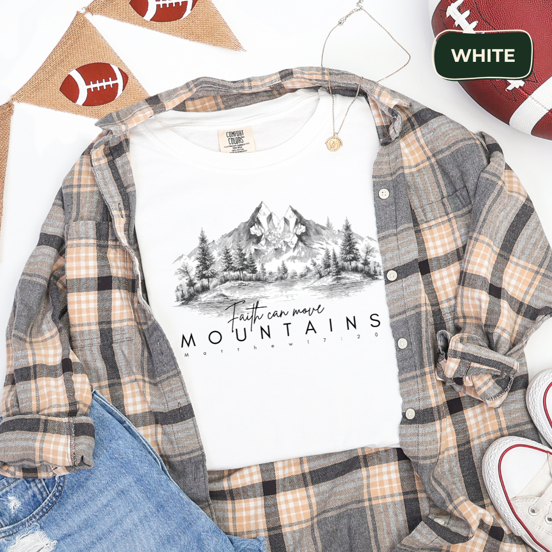 Faith can move mountains t-shirt Kavorella