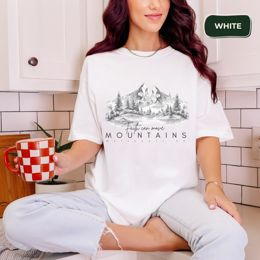 Faith can move mountains t-shirt Kavorella
