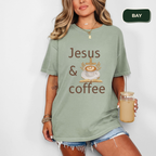 Jesus and coffee t-shirt Kavorella