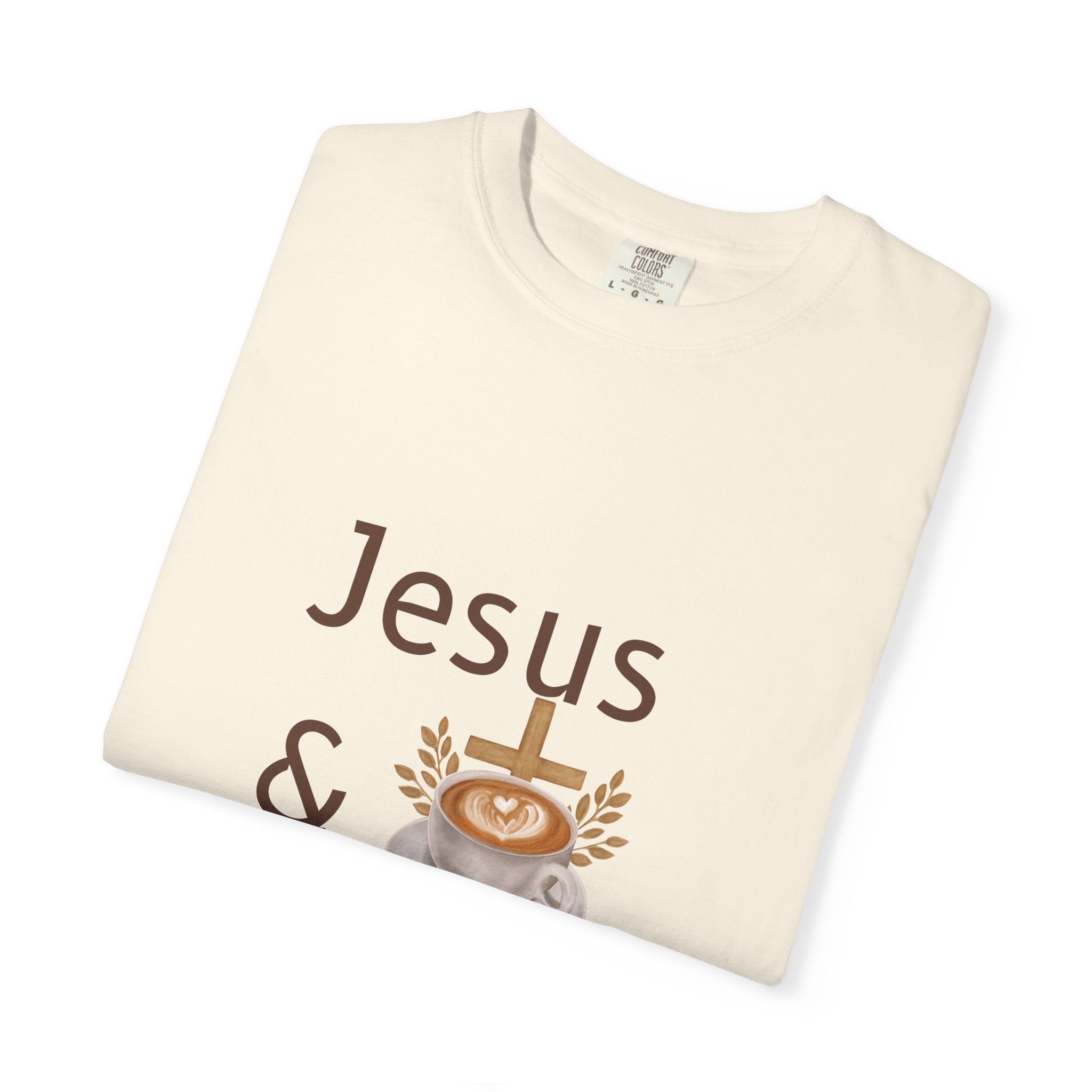 Jesus and coffee t-shirt Kavorella