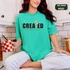 Created with purpose t-shirt Printify