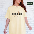 Created with purpose t-shirt Printify